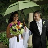 Svatební den a deštivé počasí